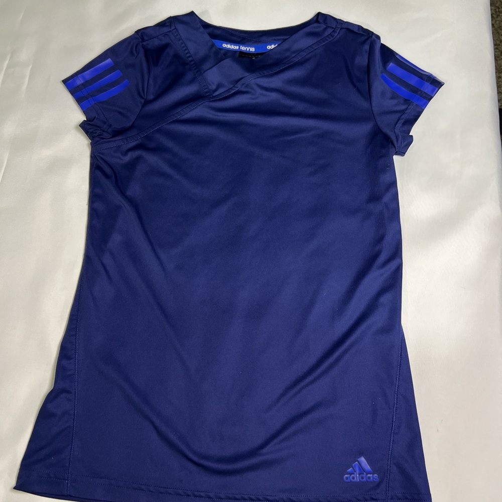 adidas Kids Blue Short Sleeve Tee
